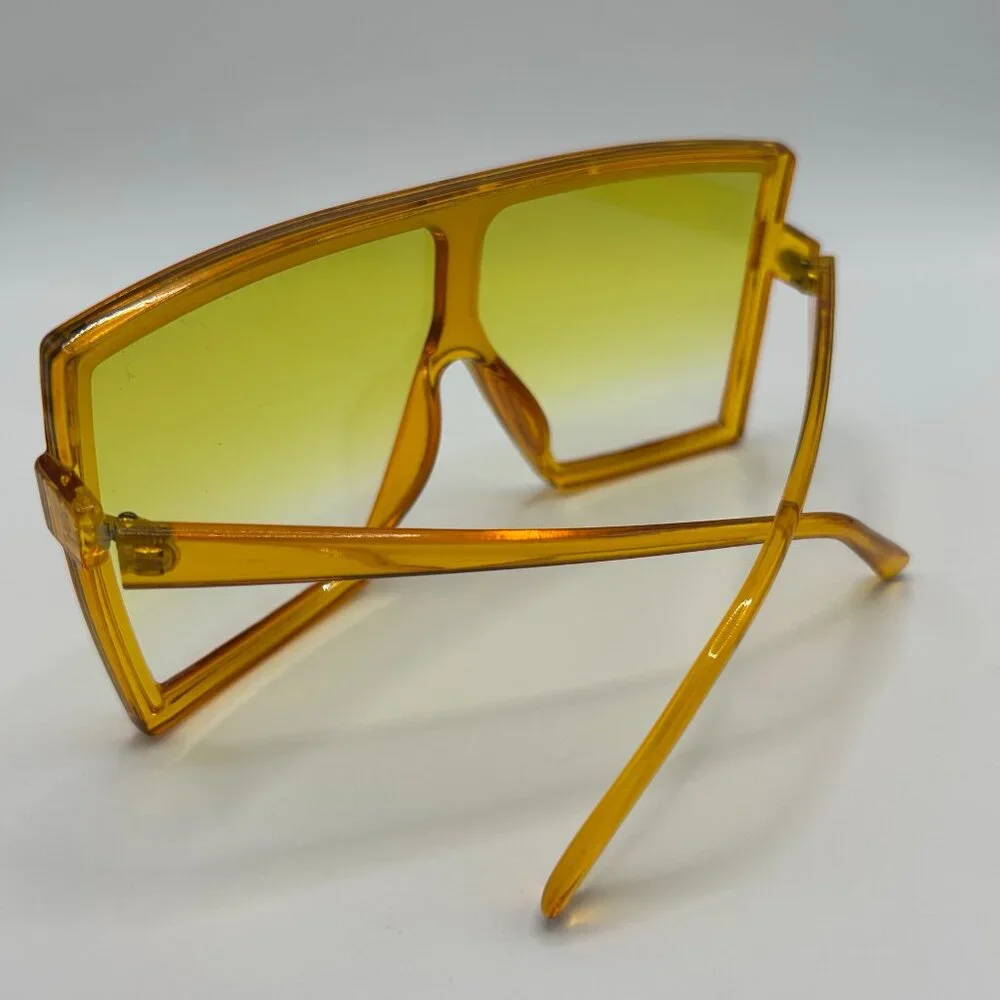 Women’s Yellow Shield Sunglasses
